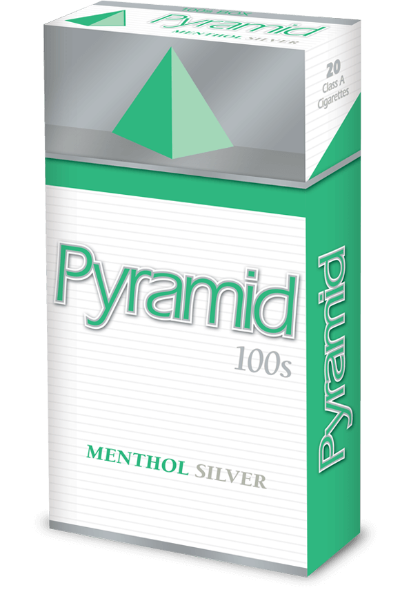 pyramid 100s menthol silver