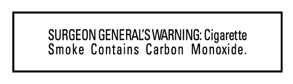 surgeon generals warning